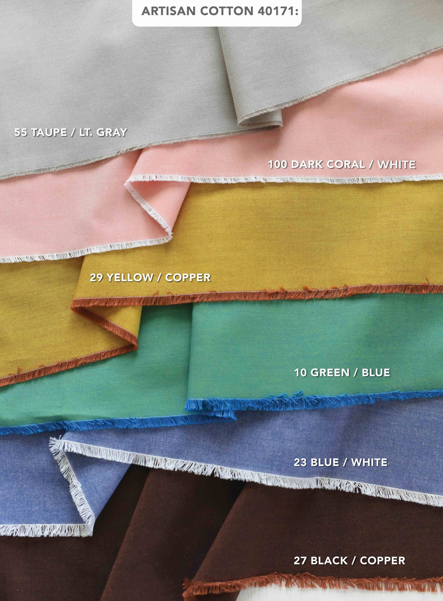 Artisan Cotton - Quilt Con 2026 Challenge 1/2m bundle