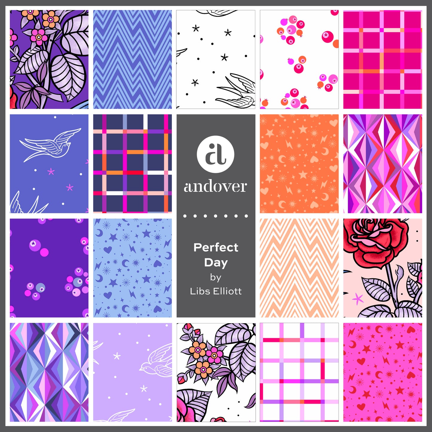Perfect Day by Libs Elliott - Fat Quarter Bundle