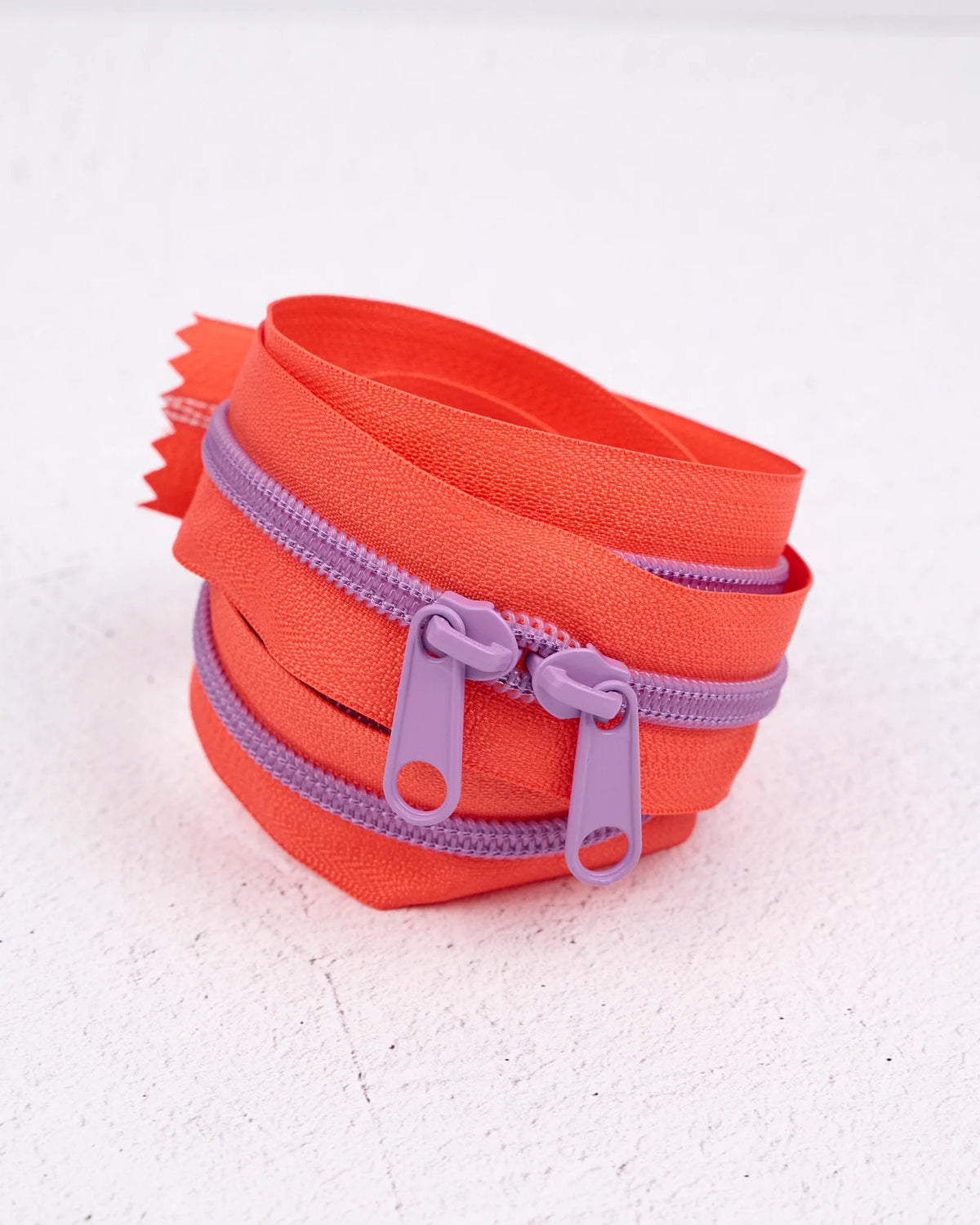 Renaissance Ribbons Zipper - Lavender Citrus - 4 yards