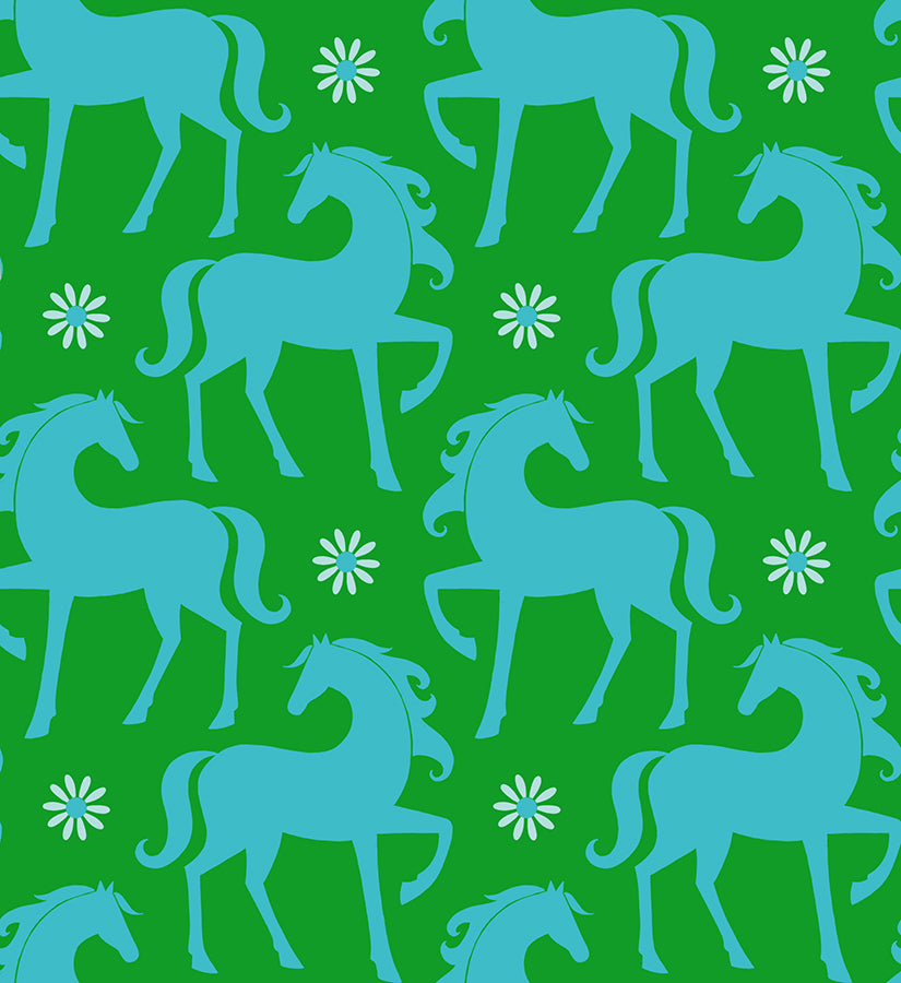 Carousel - Fancy Horse - Verdant