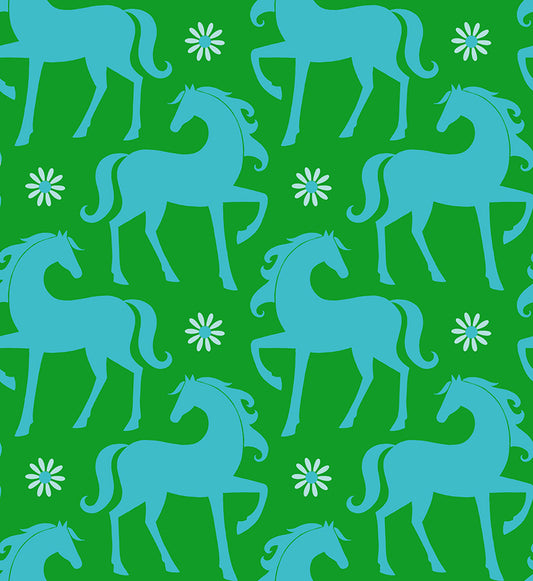 Carousel - Fancy Horse - Verdant