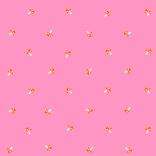 Carousel - Tiny Mushrooms - Flamingo