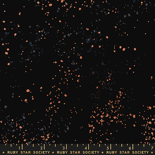 Speckled Canvas - Metallic Black