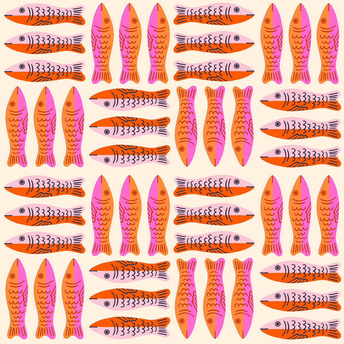 Oh Lucky Lucky - Sardines - Pink