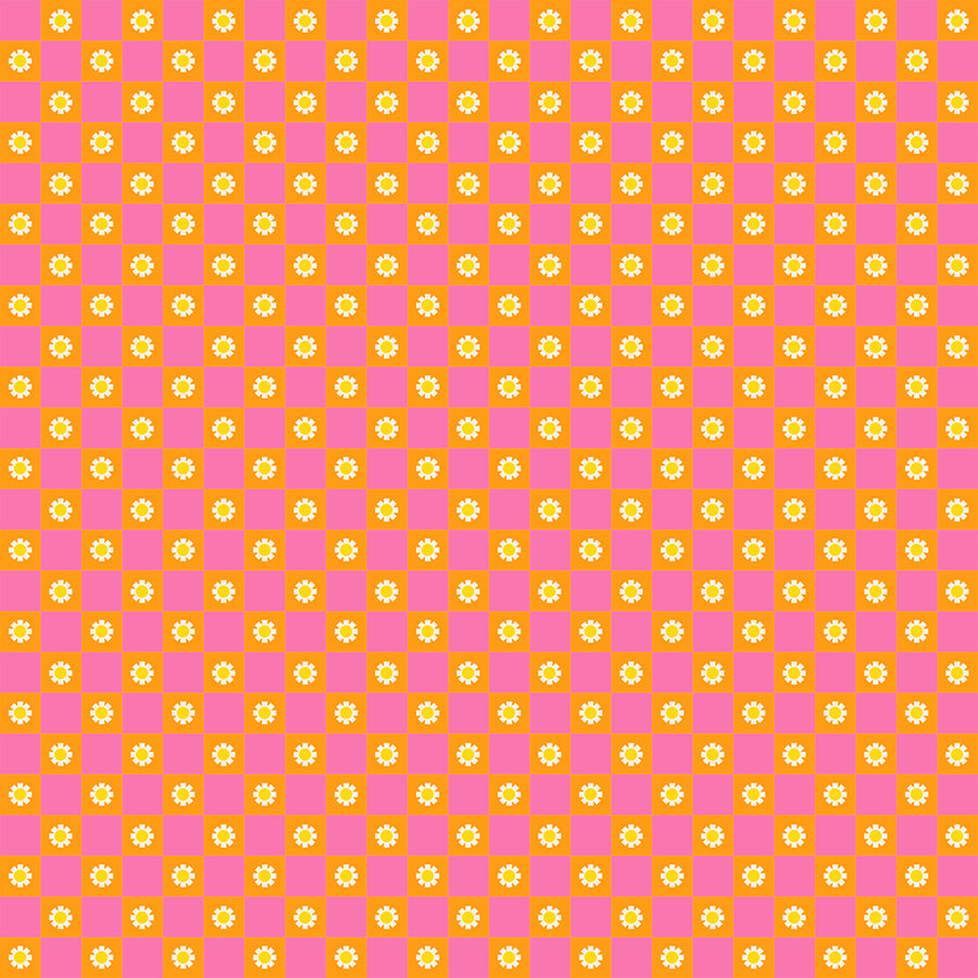 Animal Animal - Flower Check - Orange