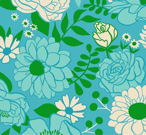 Rise & Shine Morning Bloom - Turquoise