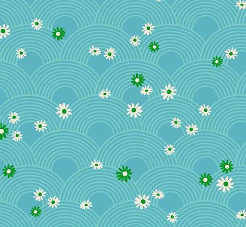Rise & Shine Meadow- Turquoise
