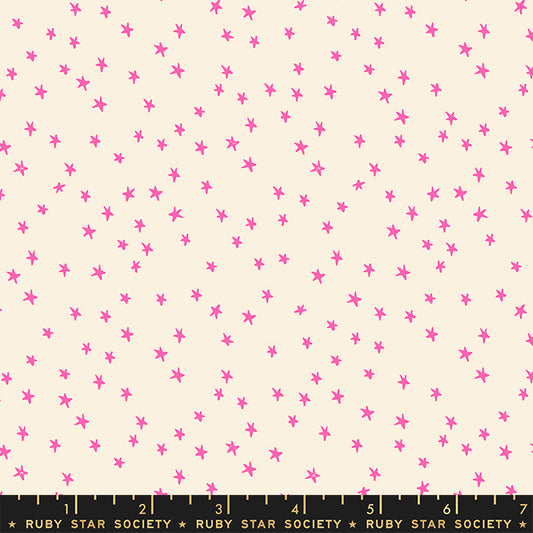 Starry - Neon Pink (small stars)