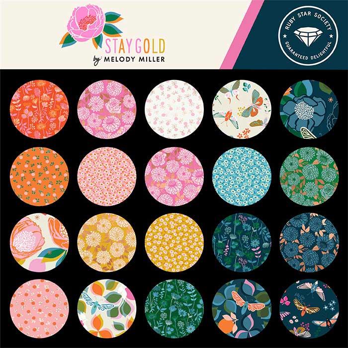 Stay Gold Fat Quarter Bundle