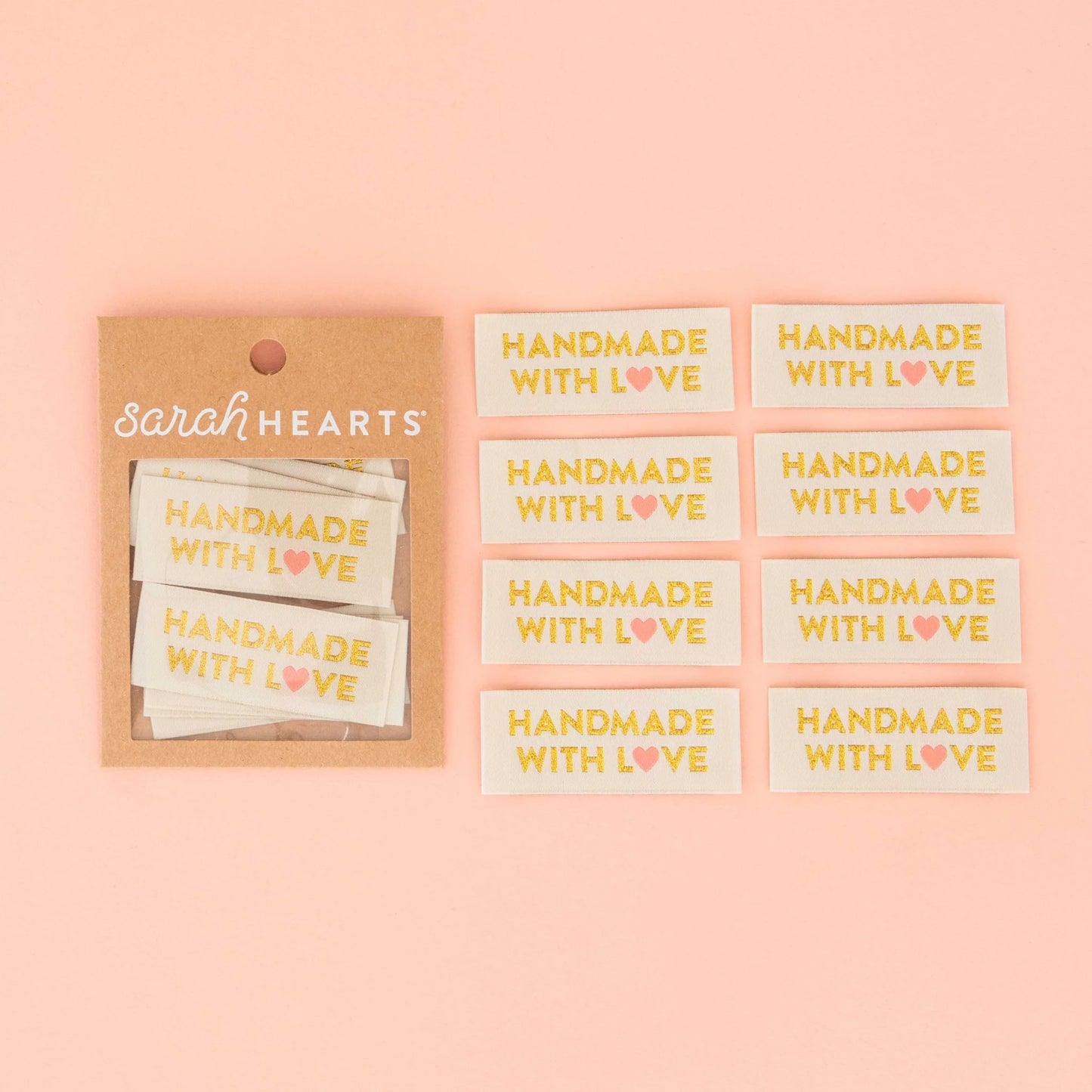 Handmade With Love Woven Labels