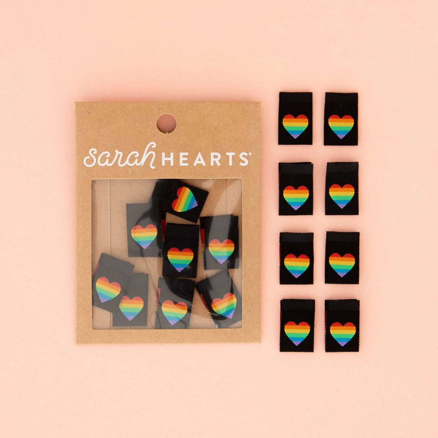 Pride Rainbow Woven Labels