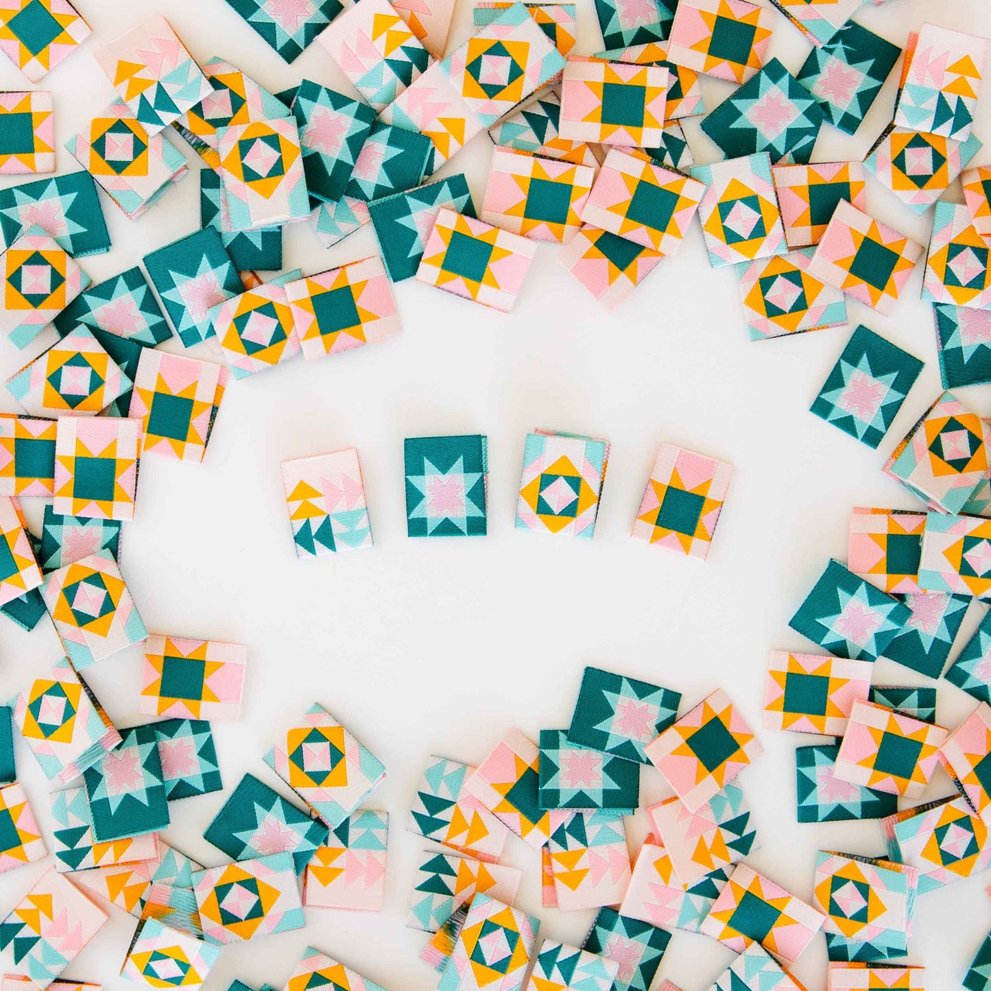 Quilt Block Woven Labels Multipack