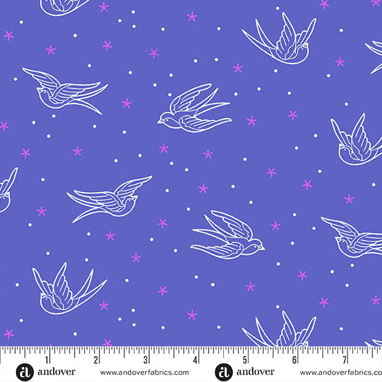 Perfect Day by Libs Elliott - Swallows - Blue