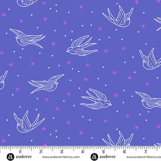 Perfect Day by Libs Elliott - Swallows - Blue