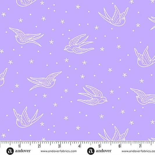 Perfect Day by Libs Elliott - Swallows - Lilac