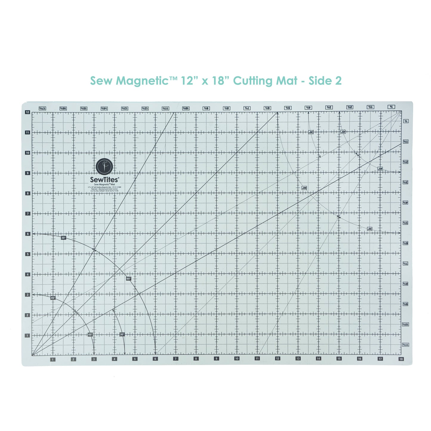 PRE-ORDER: Sew Magnetic 12" x 18" Self-Healing Cutting Mat + 6 Boosters