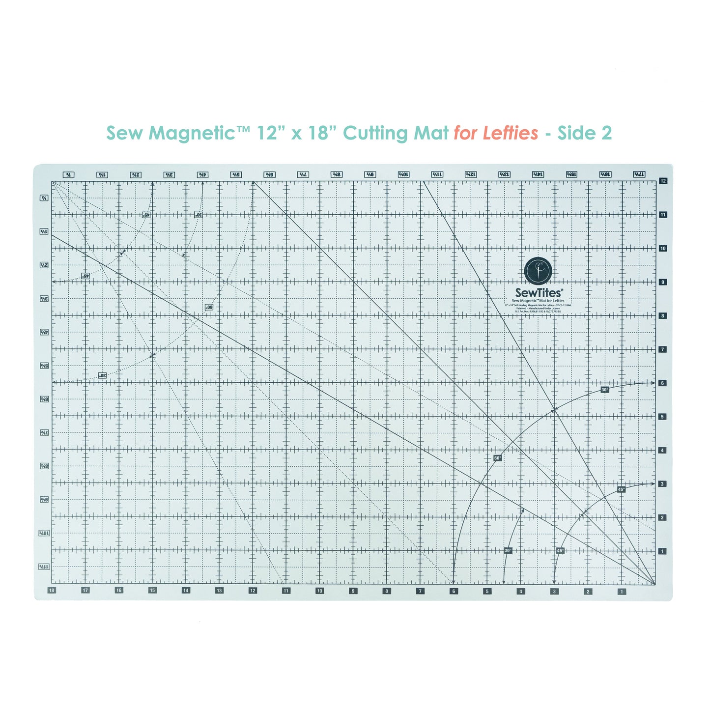 PRE-ORDER: Sew Magnetic 12" x 18" Self-Healing Cutting Mat + 6 Boosters