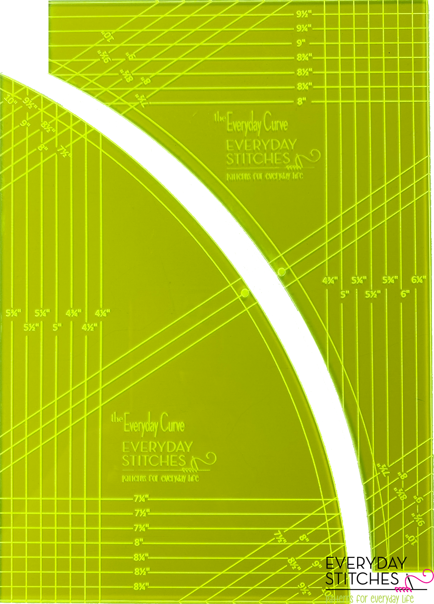 Everyday Curve Template Set - Everyday Stitches