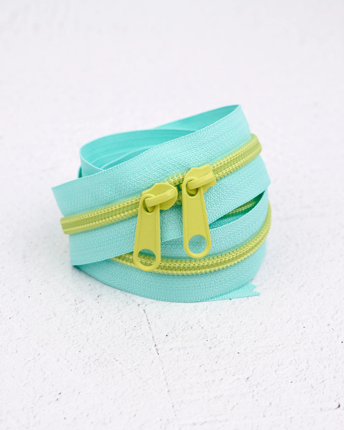 Renaissance Ribbons Zipper - Lime Splash - 4 yards