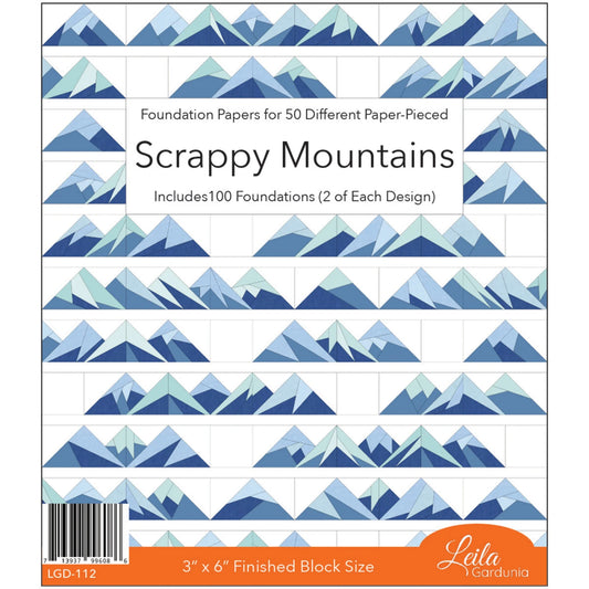 Scrappy Mountain Foundation Paper Piecing Pad - Leila Gardunia