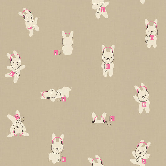LoFi Linens - Rabbeats - Khaki  **PRE-ORDER**