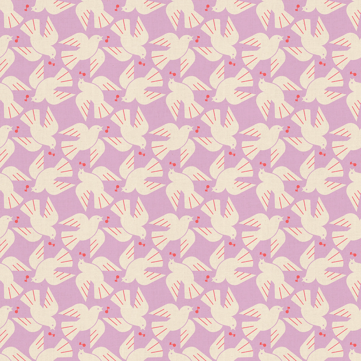 LoFi Linens - Flock Yeah - Wisteria  **PRE-ORDER**