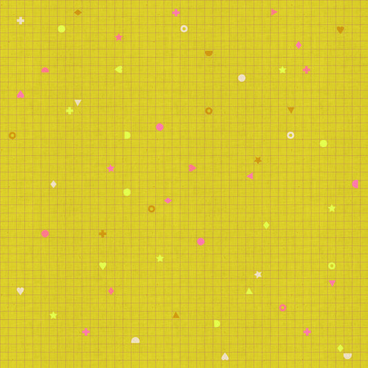 LoFi Linens - Power Grid - Citron **PRE-ORDER**