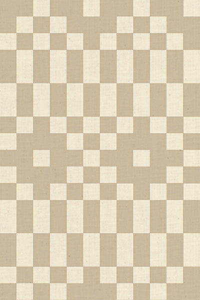 LoFi Linens - Bitmapped - Khaki **PRE-ORDER**