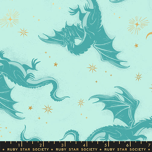 Fire Glow - Etched Dragons - Mint