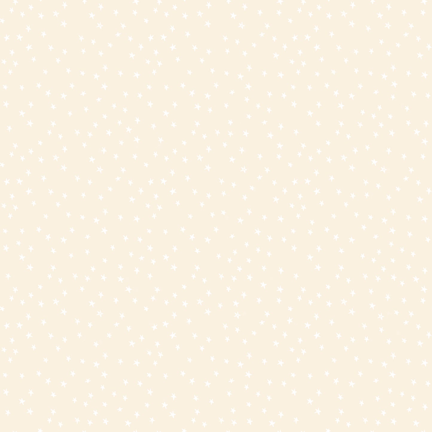 Starry - White on Natural - Small Stars  * NEW COLOURS *