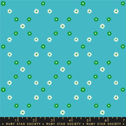 Best Day Ever - Diamond Flowers - Dark Turquoise