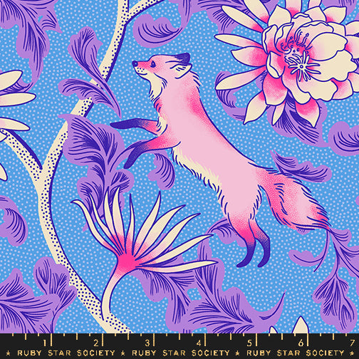 Glow Garden - Fox Bloom - Lindley Blue