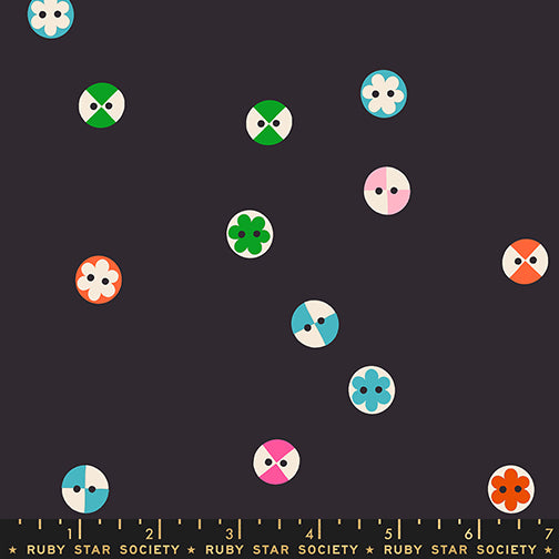 1-800-Notion - Buttons - Soft Black  **PRE-ORDER**
