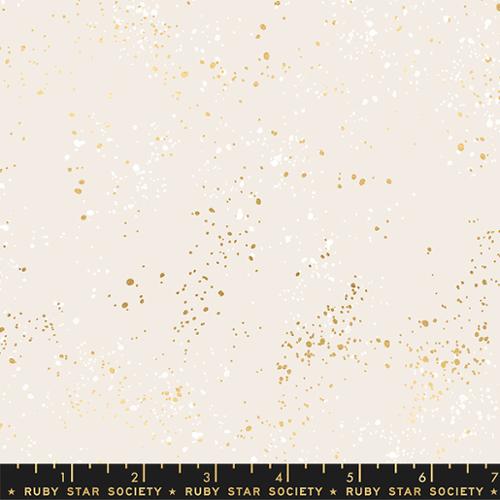Speckled - 108" Wide Back - White Gold