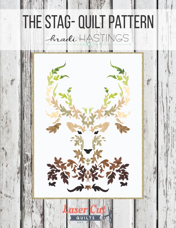 The Stag - Pattern by Laser Cut Quilts