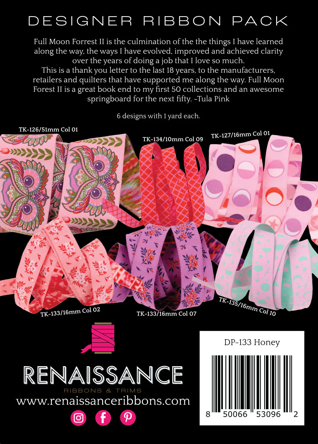 Tula Pink - Full Moon Forest II - Designer Pack Honey