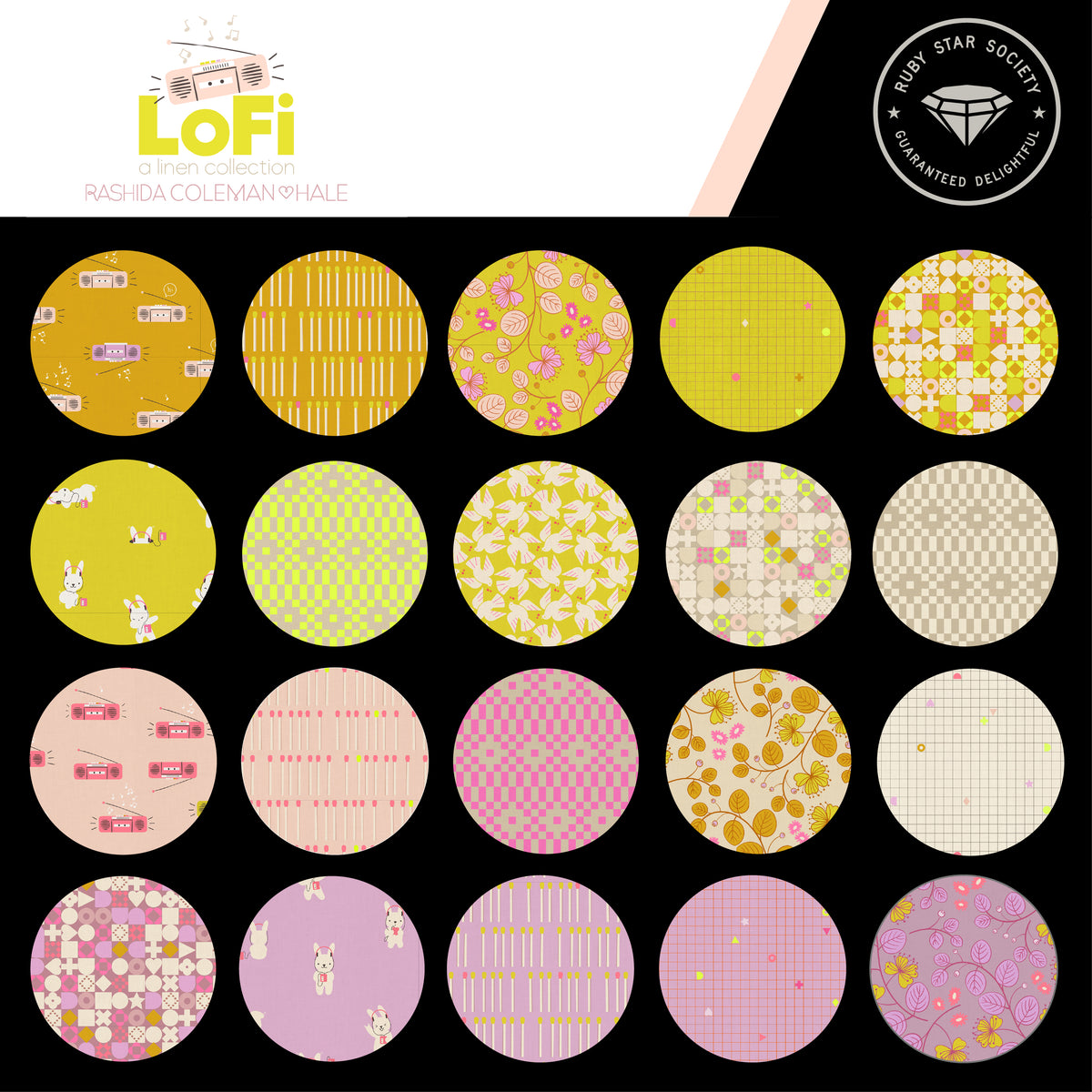 LoFi Linens - Half Metre Bundle  **PRE-ORDER**